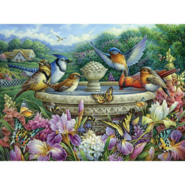 Summer Garden Birds 1000 Piece Jigsaw Puzzle