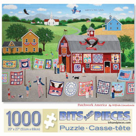 Patchwork America 1000 Piece Jigsaw Puzzle