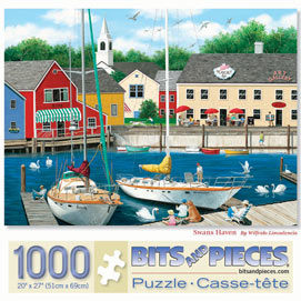 Swans Haven 1000 Piece Jigsaw Puzzle
