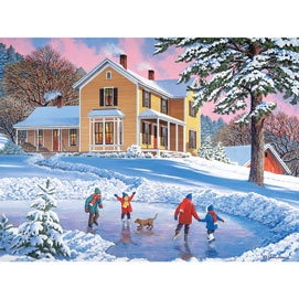 Skating Party 500 Piece Jigsaw Puzzle
