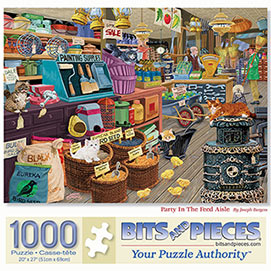 Party In the Feed Aisle 1000 Piece Jigsaw Puzzle