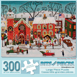 Decorating the Parish 300 Large Piece Jigsaw Puzzle