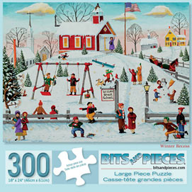 Winter Recess 300 Large Piece Jigsaw Puzzle