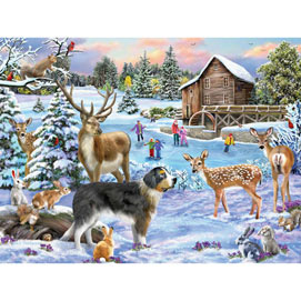 Snow Day, Let's Play! 500 Piece Jigsaw Puzzle