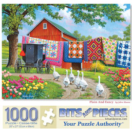 Plain and Fancy 1000 Piece Jigsaw Puzzle