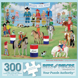 Welcome Kids Rodeo 300 Large Piece Jigsaw Puzzle