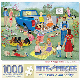 Adopt A Puppy Today 1000 Piece Jigsaw Puzzle