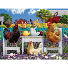 A Brood for Luncheon 1000 Piece Jigsaw Puzzle
