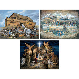 Set of 3: Ruane Manning 1000 Piece Jigsaw Puzzles