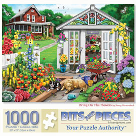 Bring On The Flowers 1000 Piece Jigsaw Puzzle
