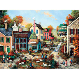 The Village Green 500 Piece Jigsaw Puzzle