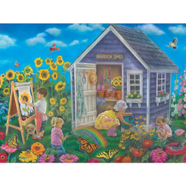 Happiness Grows Here 300 Large Piece Jigsaw Puzzle