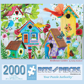 Birdhouse Garden 2000 Piece Jigsaw Puzzle