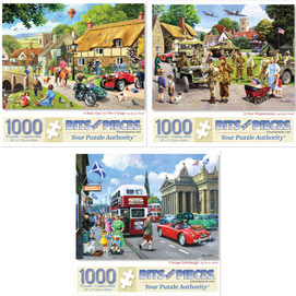 Preboxed Set of 3: Kevin Walsh 1000 Piece Jigsaw Puzzles
