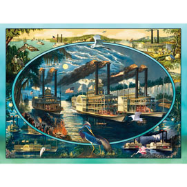 Riverboats 500 Piece Jigsaw Puzzle