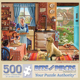 Jigsaw puzzle Building Blue Gate Cottage 500 piece NIB 