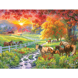 September Pasture 300 Large Piece Jigsaw Puzzle