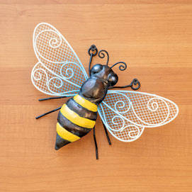Decorative Honeybees Wall Art - Medium