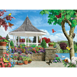 Set of 3: Alan Giana Bits and Pieces 300 Piece Jigsaw Puzzle for Adults 300 pc Jigsaw by Artist Alan Giana 