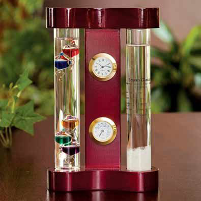 AstroMedia Weather station The Galileo Thermometer