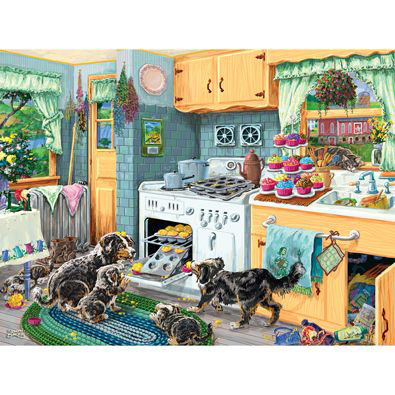 Bits and Pieces - 280 Piece Jigsaw Puzzle for Adults - 18 x 24 - Cat Shelf - Large Piece Cute Clever & Tricky Unique Jigsaw Puzzle by Randal SPANG