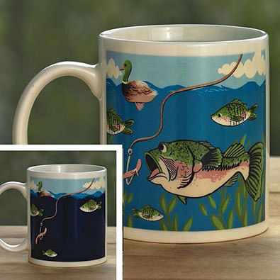 Funny Fishing Gifts Fish Gifts Fishing Gift' Two-Tone Mug