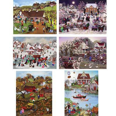 Preboxed Set of 3: Ruane Manning 300 Large Piece Jigsaw Puzzles at Bits ...