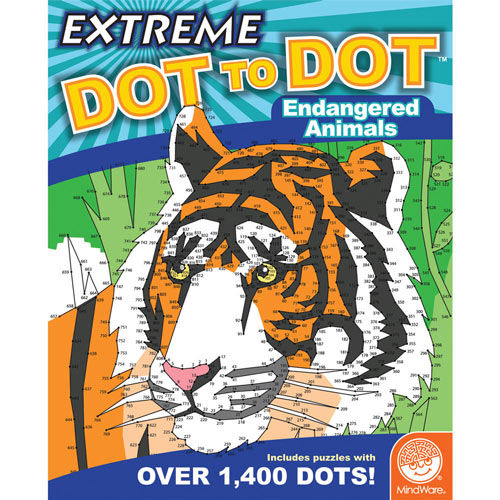 Extreme Dot to Dot Book - Endangered Animals