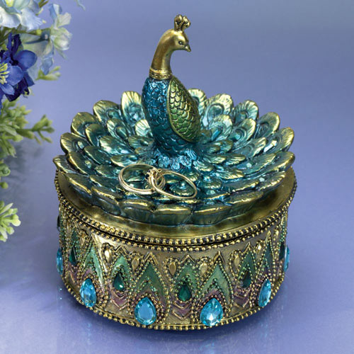 Peacock Keepsake Box