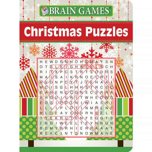 Brain Games Christmas Puzzles Book
