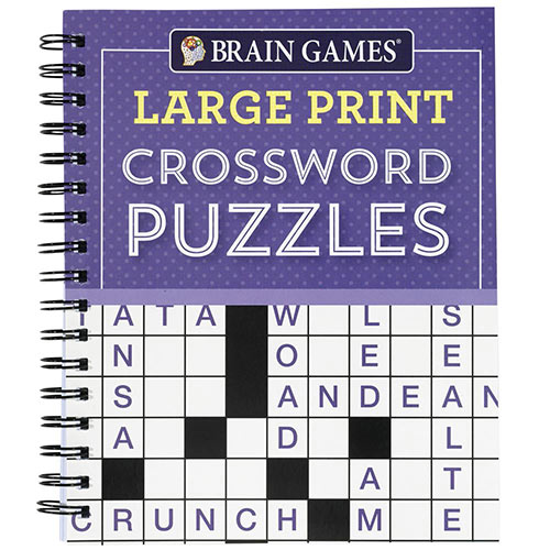 Large Print Puzzle Book: Crossword 