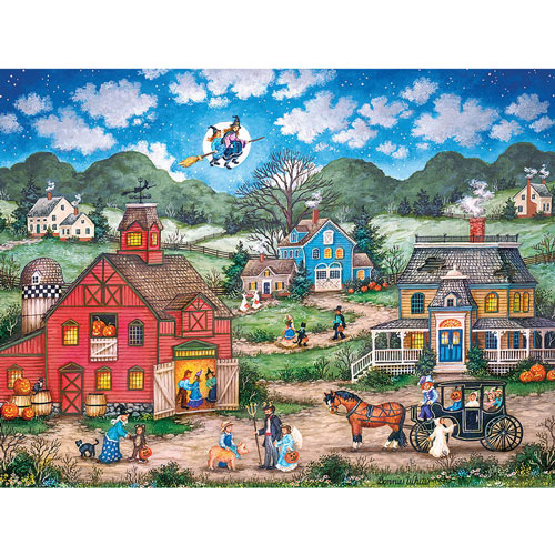 Halloween Hallabaloo 300 Large Piece Jigsaw Puzzle