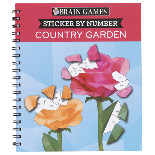 Country Garden Sticker by Number Books
