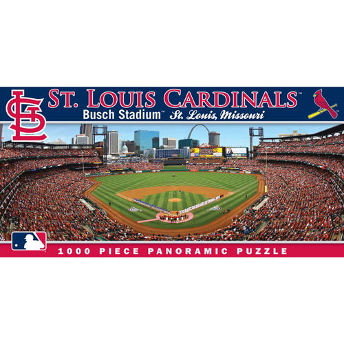 Busch Stadium (Cardinals) 1000 Piece Panoramic Jigsaw Puzzle