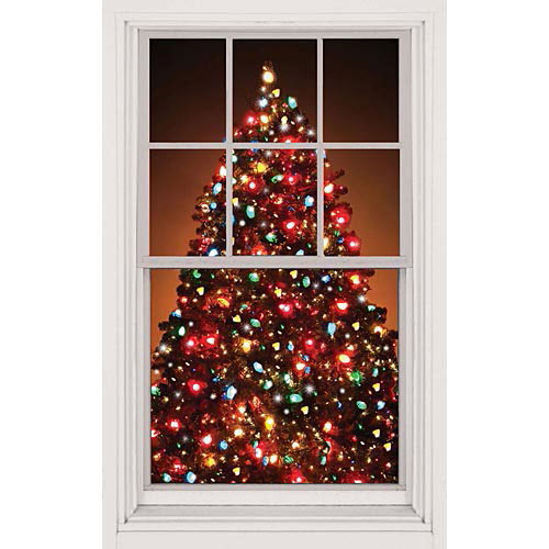 Christmas Tree Window Cling