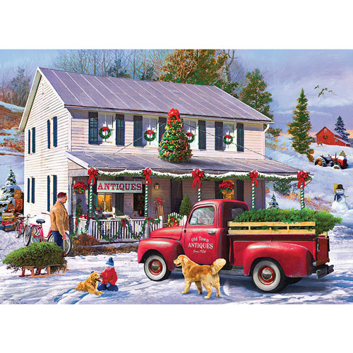 Christmas Antique Shop 1000 Piece Jigsaw Puzzle