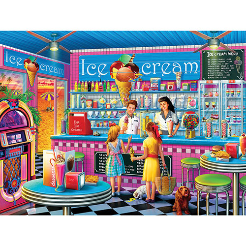 Anna's Ice Cream Parlor 750 Piece Jigsaw Puzzle