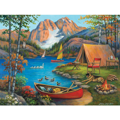 Picturesque Campsite 500 Piece Jigsaw Puzzle