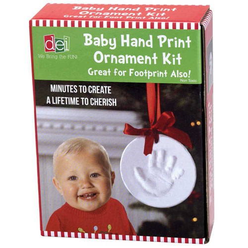 Baby Hand Print Ornament Kit Craft