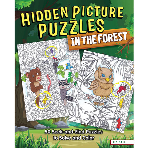 Hidden Picture Puzzle Book - In The Forest
