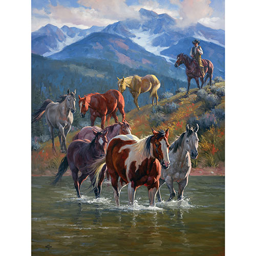 Down From High Country 1000 Piece Jigsaw Puzzle