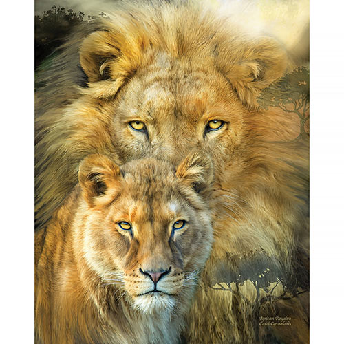 African Royalty 1000 Large Piece Jigsaw Puzzle