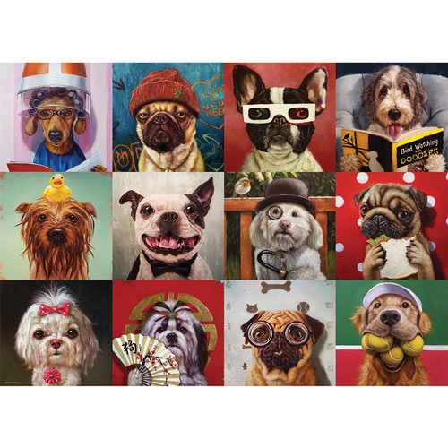 Funny Dogs 1000 Piece Jigsaw Puzzle