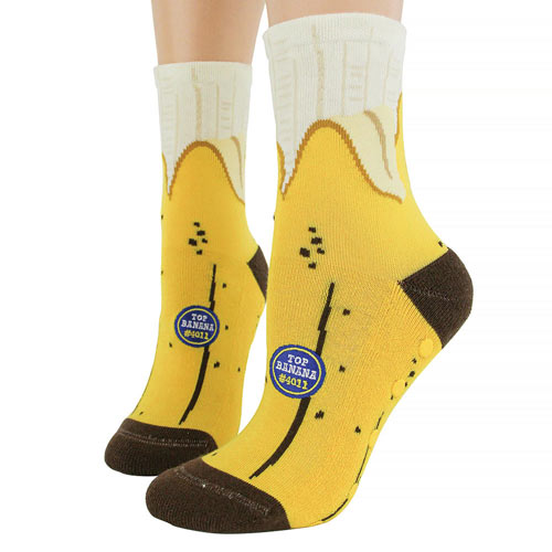 Banana Slipper Socks