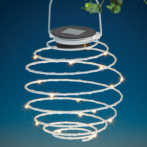 Solar Spiral LED Lantern