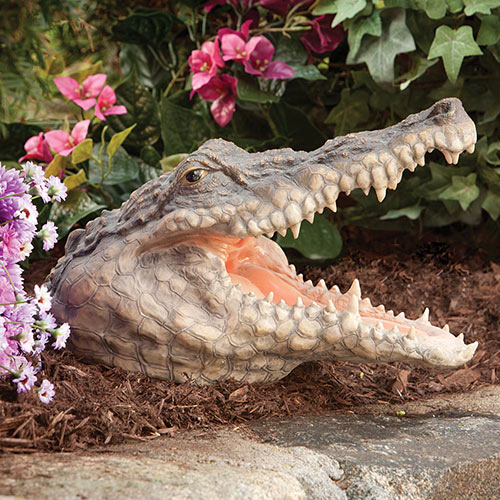 Crocodile Head Sculpture