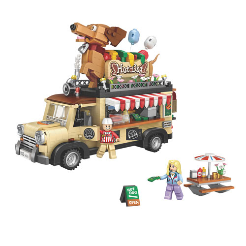 3-D Hot Dog Food Truck Model