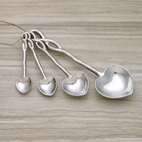 Heart Measuring Spoons - Set of 4