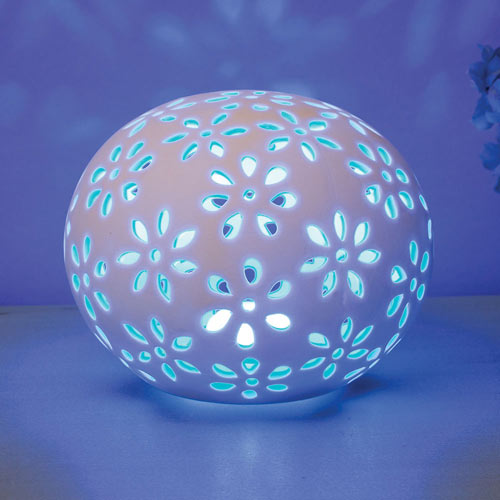 Porcelain Flower LED Light