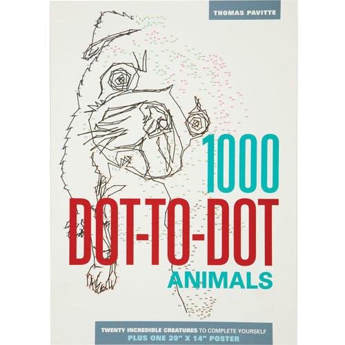 Animals 1000 Dot-to-Dot Puzzle Book